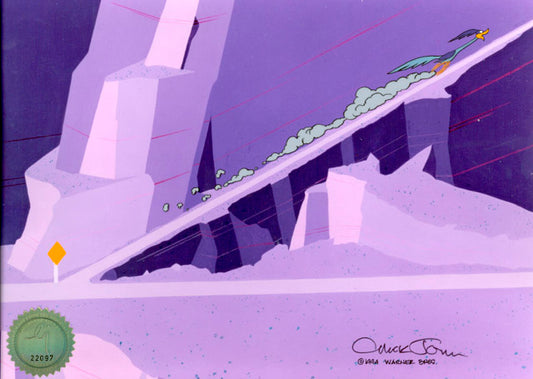 Original Production Cel - Road Runner (Chariots of Fur)