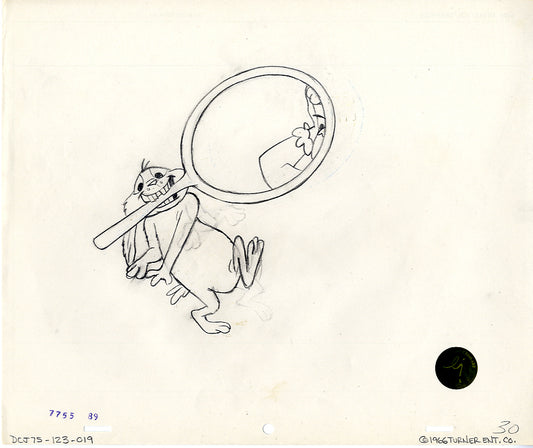 How the Grinch Stole Christmas! Production Drawing - Max with Mirror