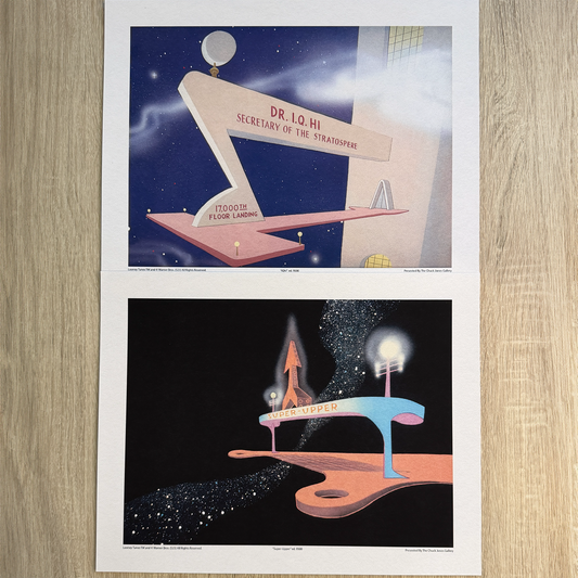 Mid-Century Space Oddities - 11x14 2 Pack